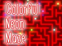 Colorful Neon Maze image